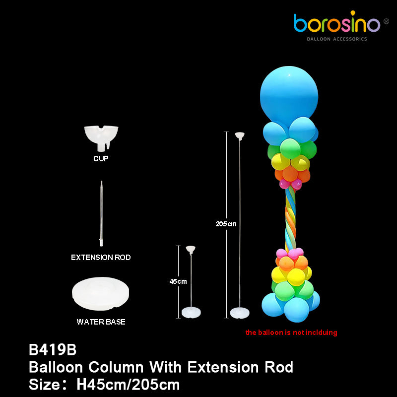 Borosino Balloon Column with Extension Metal Rod B419